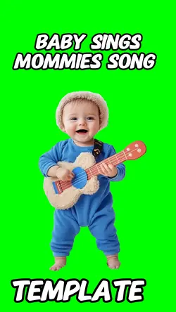 Baby sings mom song