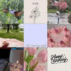 She born in April💎