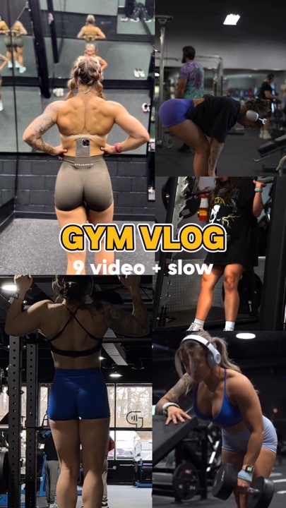 Gym vlog 9 video