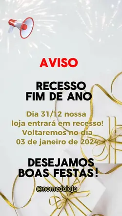 aviso de recesso