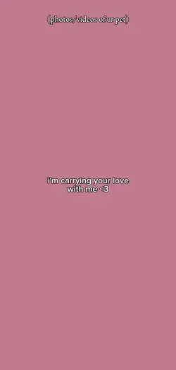 carrying your love 💝
