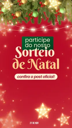 sorteio de natal