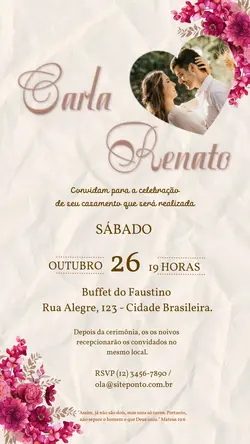 Convite Casamento 2✈️