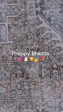 Preppy brands☀️💄🧴💕💅