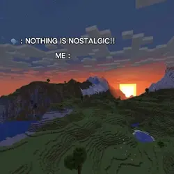 minecraft nostalgia