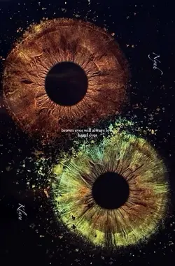 hazel and brown eyes