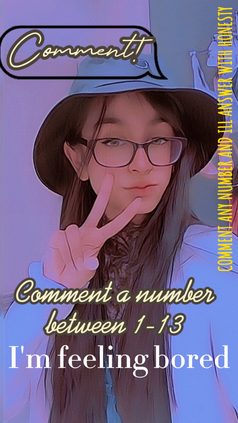 I'm feeling bored!!!