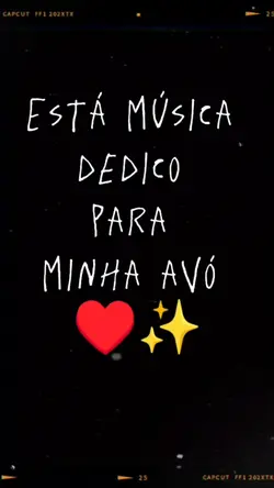 dedicada a minha vó
