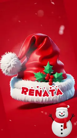 seu nome no gorro