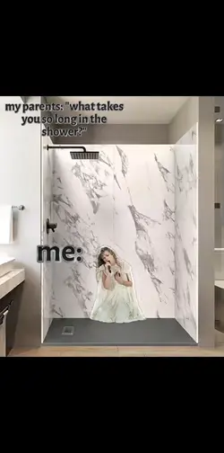 me in the shower