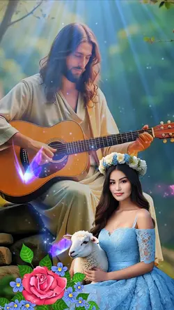 Jesus com violão 