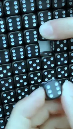 Blue Dice Art