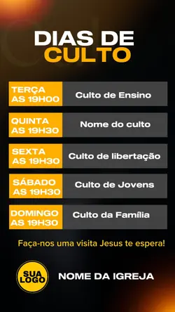 dias de culto 