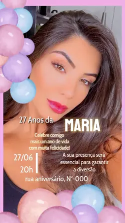 convite de aniversár