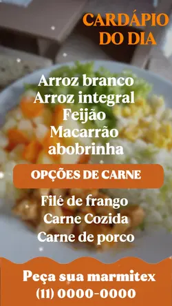 Cardápio do dia