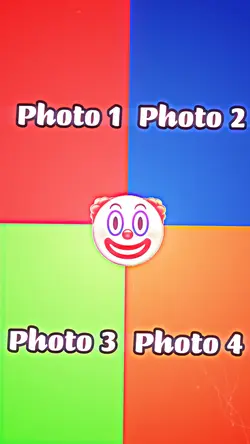 4 images + clown