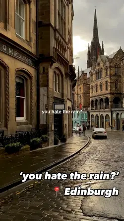 rainy Edinburgh 🌧️☕️