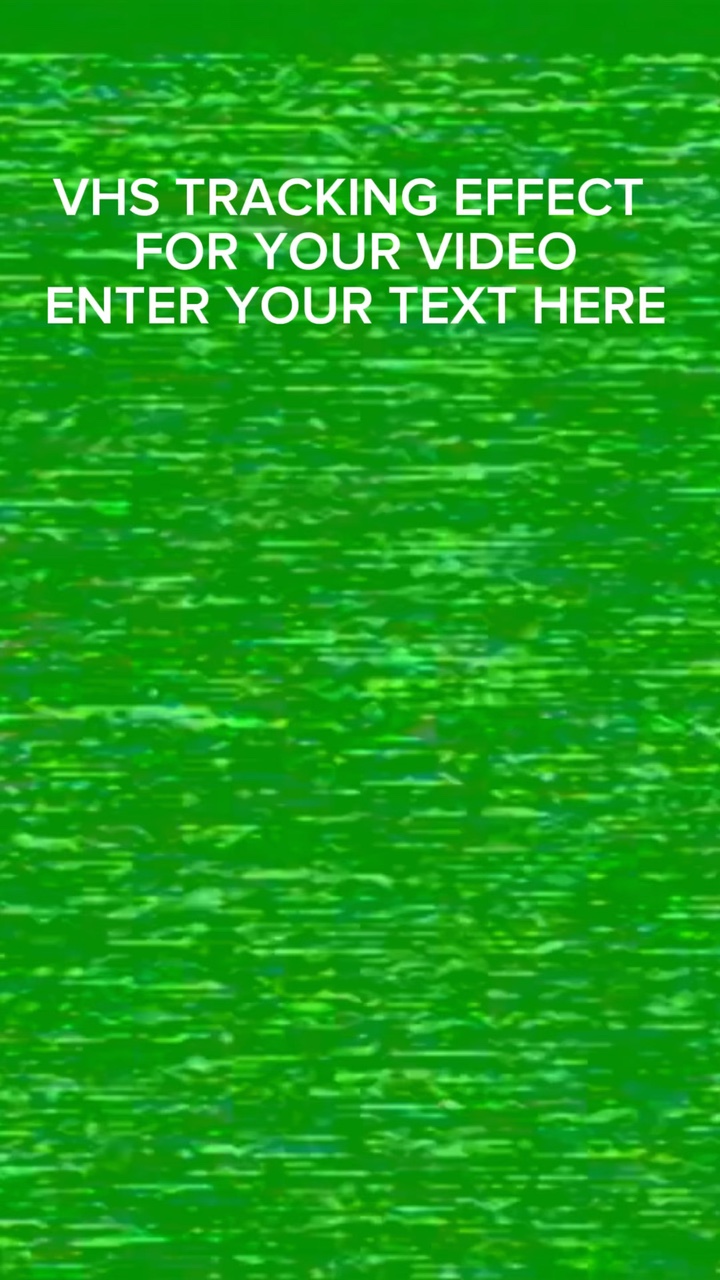 VHS TRACKING FX