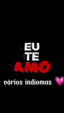 Te amo/vários idioma