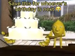 Lemon Birthday 