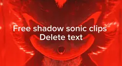 Free sonic shadow