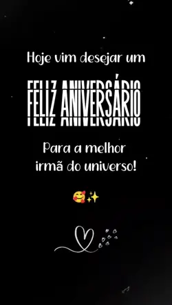 Feliz aniversário 
