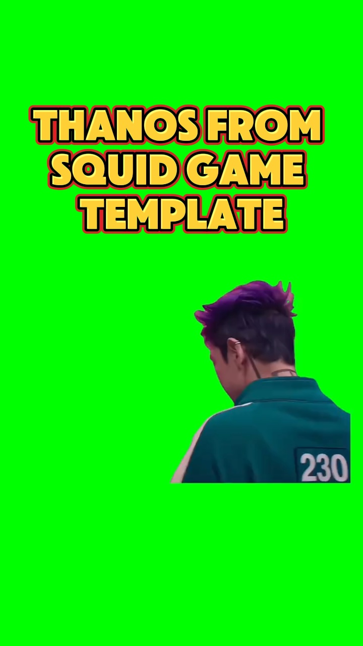 Thanos Squid Games