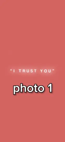 i trusted you...