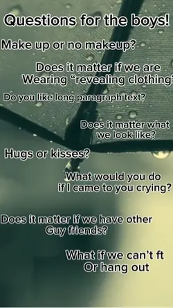 Questions for da boy