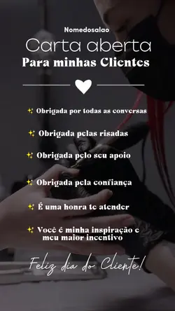 Nails dia do cliente