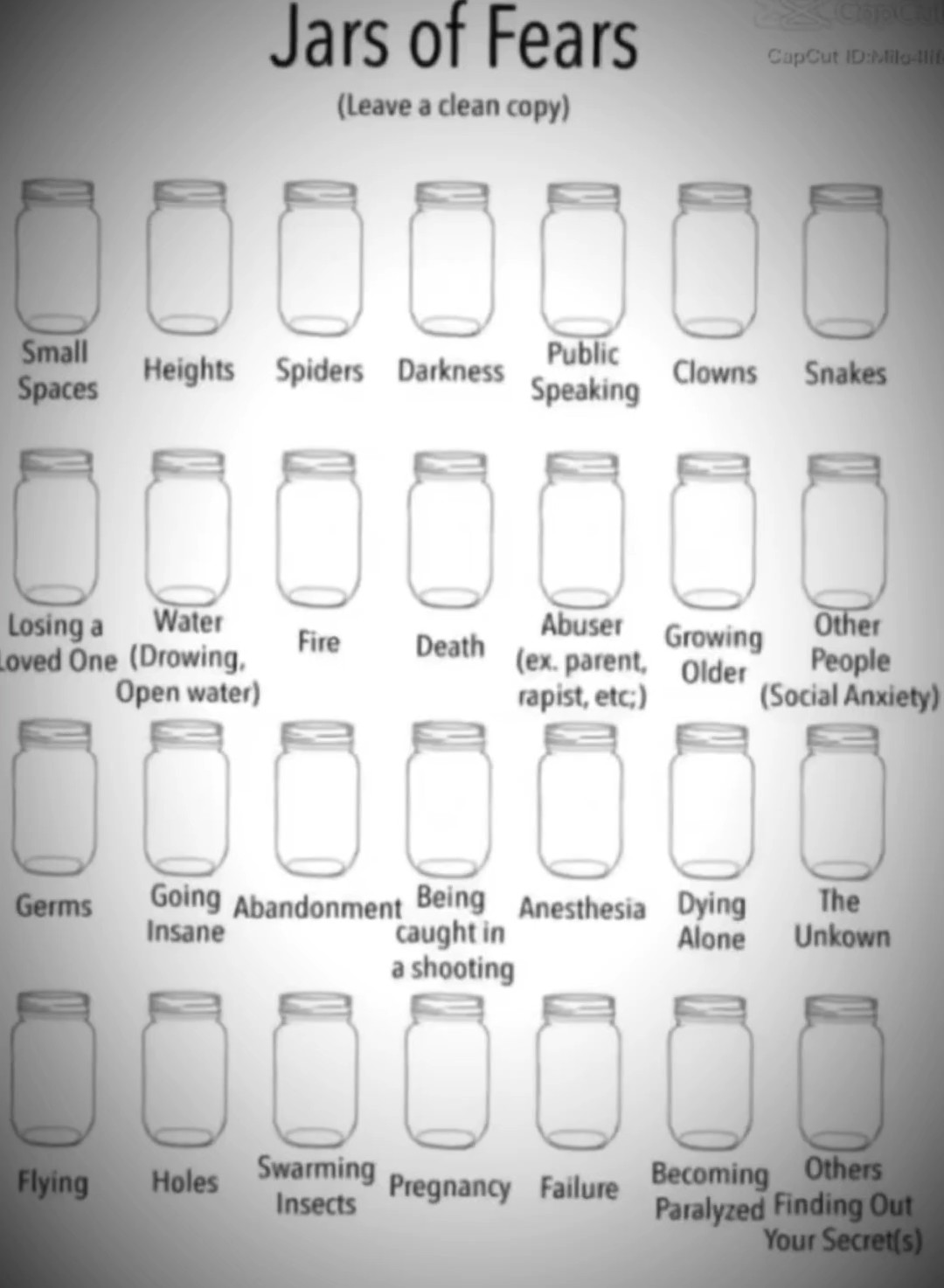 Jar of fears