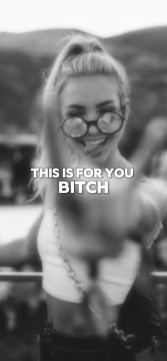 Para sayo Bitch! 