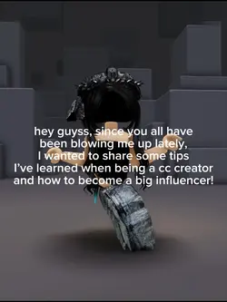 CC CREATOR TIPS!!