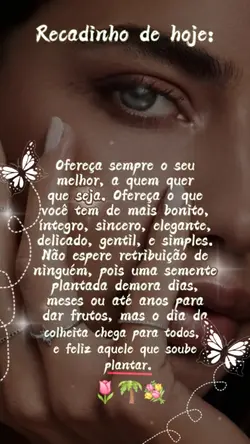 recado de hoje 
