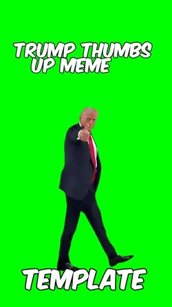 Trump thumbs up