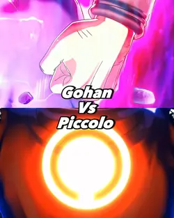 Gohan vs piccolo