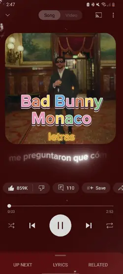 Monaco Letras 