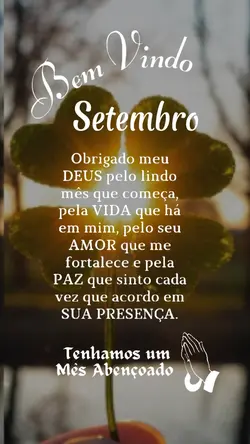 Bem Vindo Setembro