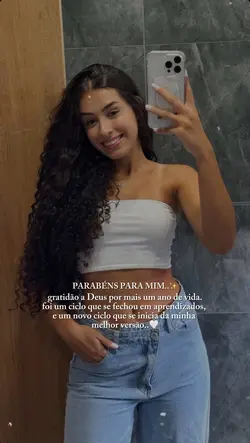 parabéns para mim 🤍