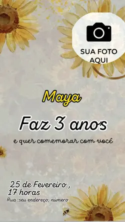 Convite #girassol 🌻