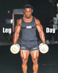 Leg day gym