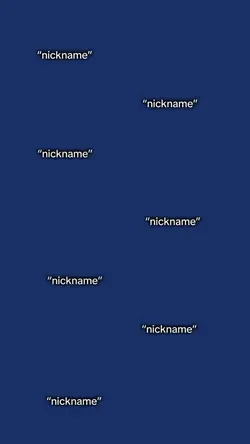 nicknames 😻🙏
