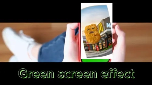 Efecto de pantalla verde