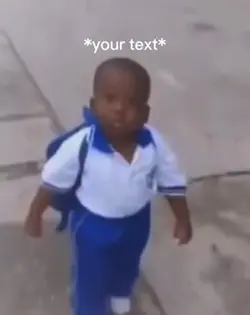 Kid walkin