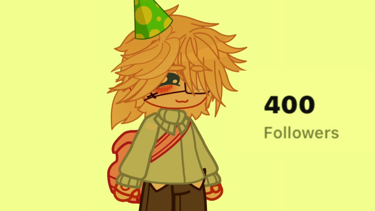 TY FOR 400 FOLLOWS🥳🤩