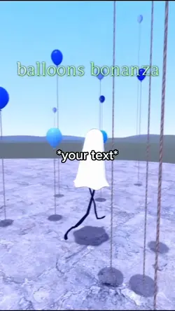 Blue balloons