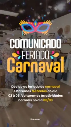FERIADO DE CARNAVAL