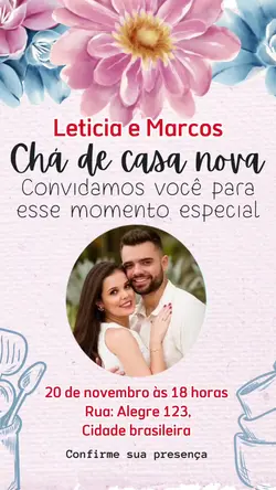 chá de casa nova