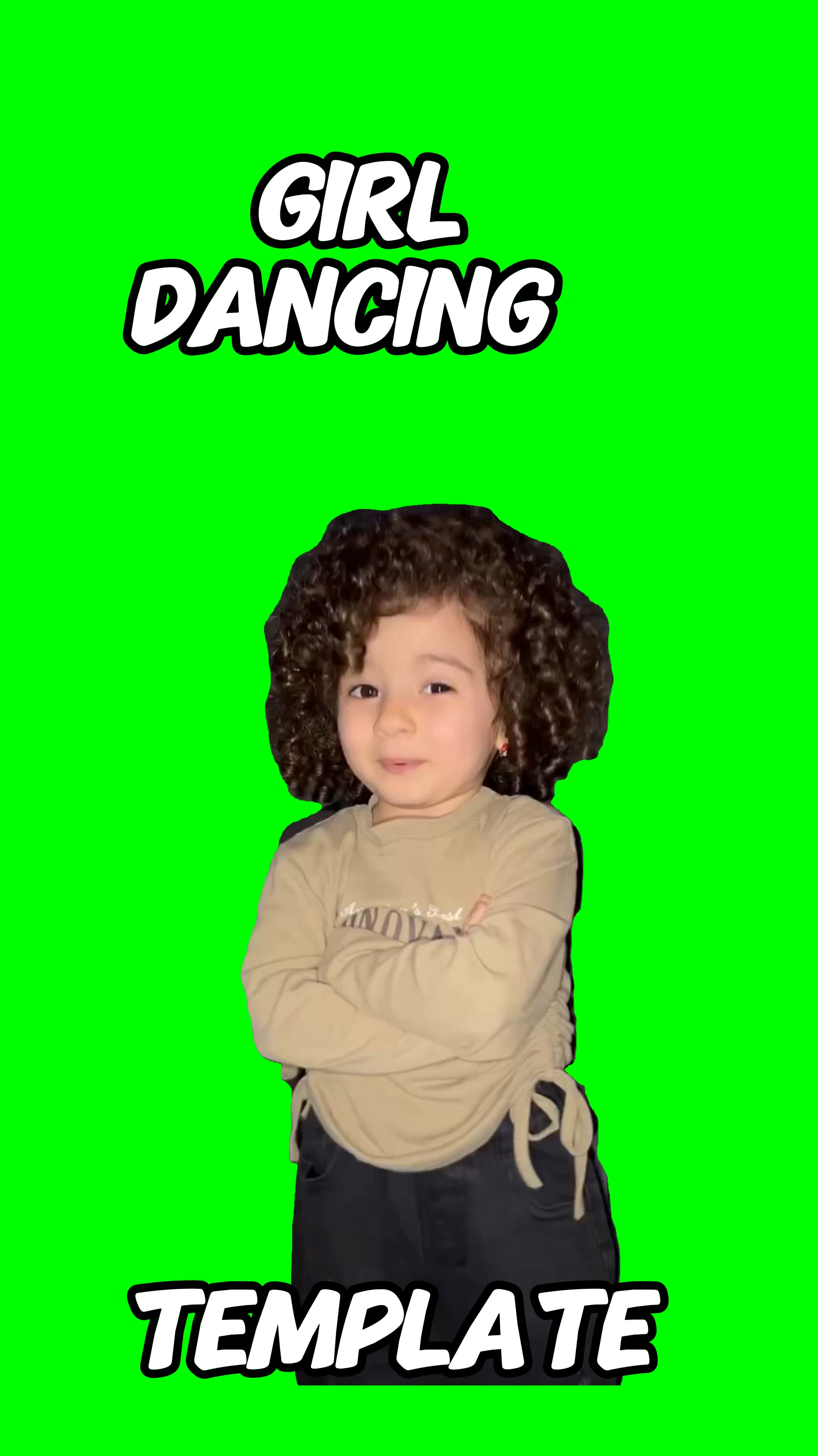 Batang babae na sumasayaw 