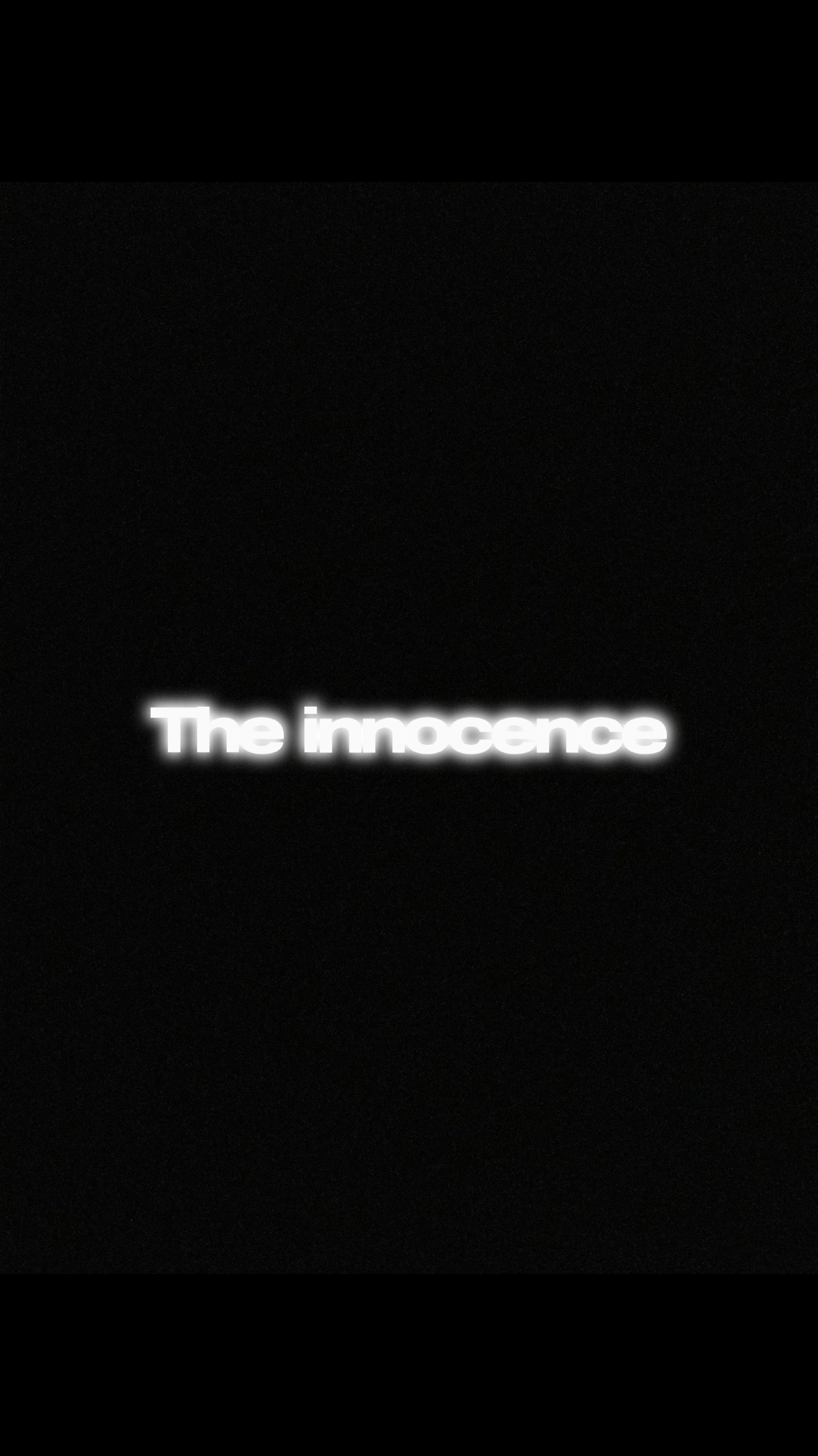 Innocence is gone